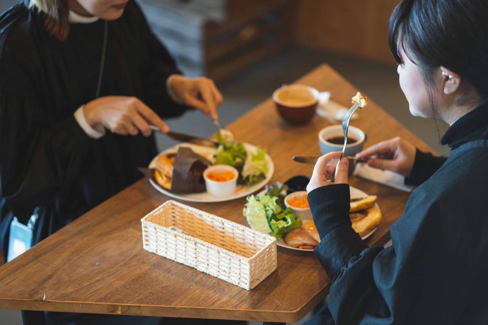 翌朝のブランチ