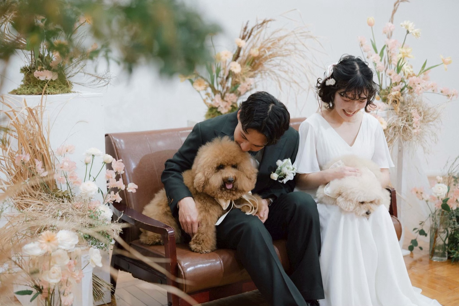 愛犬とふたりの結婚式